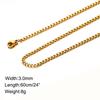 Vnox Trendy Hexagram Pendant Necklace for Man High Quality Stainless Steel Star of David Shape 24" Link Chain Male Jewelry