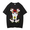 Japan Anime Dandadan Turbo Granny Cat Graphic T Shirt Fashion Cartoon T-shirt Men Women Vintage Casual T-shirts