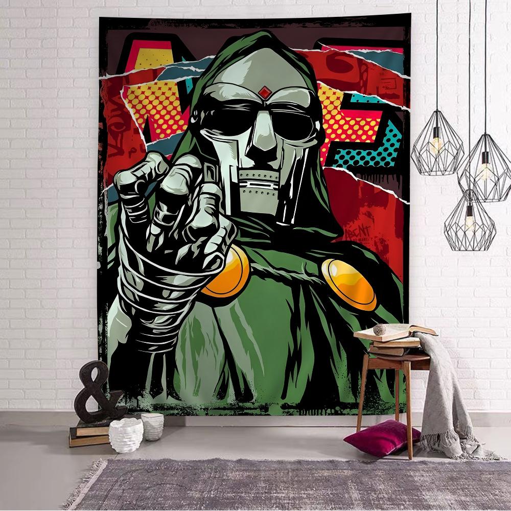 MF DOOM Arazzo da Parete Fai-da-te Appeso Tarocchi Tappeti da Parete Hippie Arredamento per Stanza e Casa