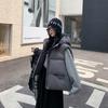Autumn and winter new down cotton-padded vest women's hooded loose short puff vest vest vest vest vest