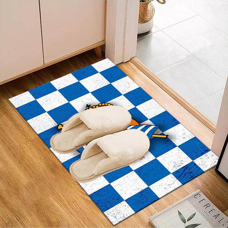 Real Sociedad Rug Game Carpet, Floor Mat for Bedroom Living Room Entryway Rug, Home Decor Idea Gift for Christmas Birthday