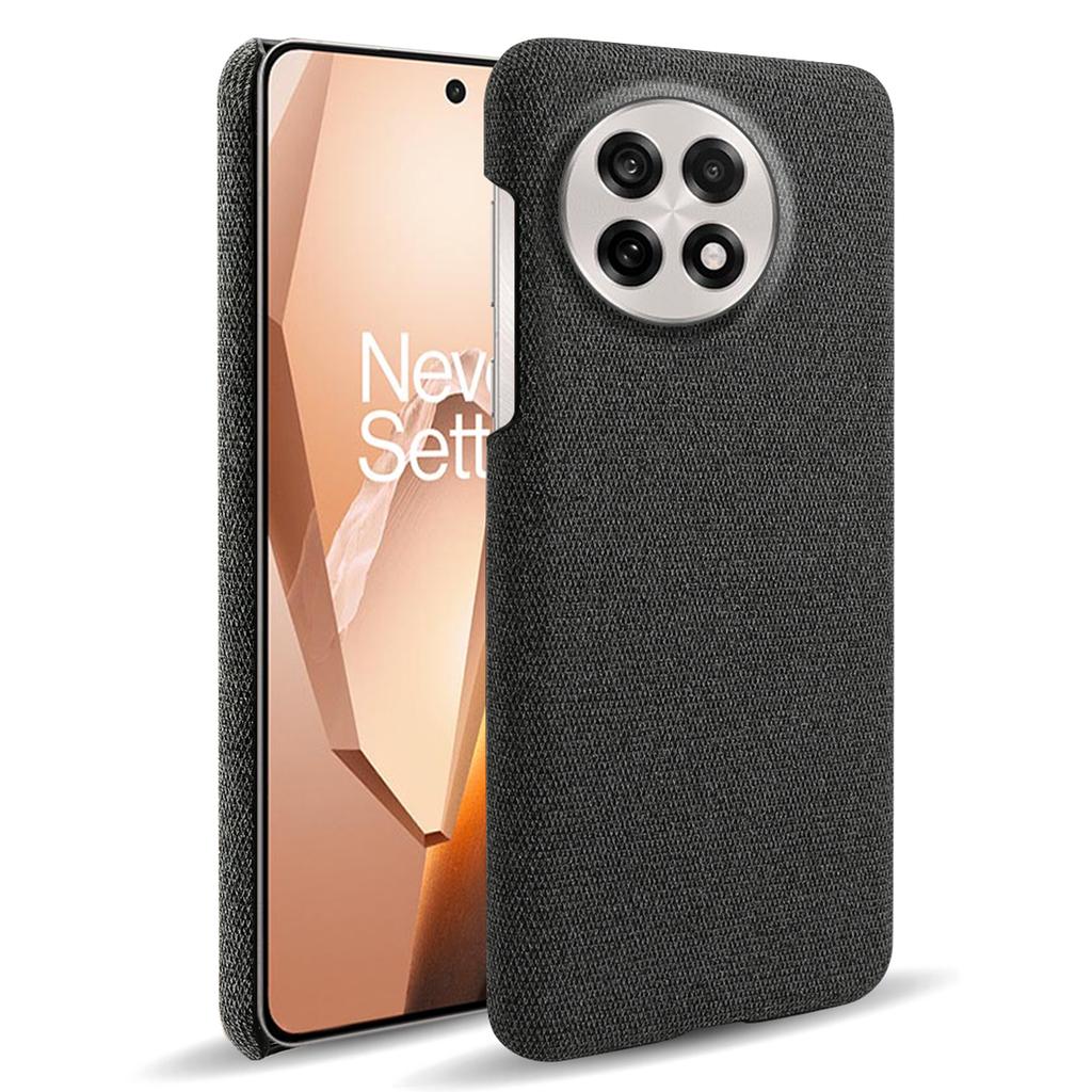 Phone Case for OnePlus 13R 5G/Ace 5 5G/Ace 5 Pro 5G Cloth Texture Anti-Scratch Protective PC Back Cover
