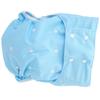 Adult Cloth Diapers Anti Lkage Reusable ket Nappy for Elderly Disabled Incontinence(Purple )