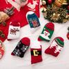 Winter Socks Christmas Stockings Floor Socks Polyester Fiber Socks For Women Girl Gift