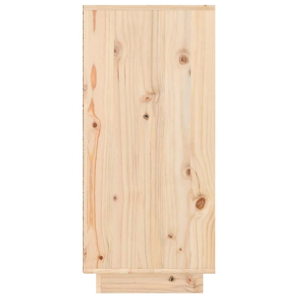 Vidaxl Szafka, 110X34X75 Cm, Lite Drewno Sosnowe