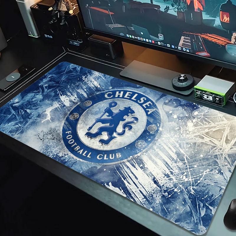 Chelsea F Large Size Mouse Pad Large Gaming Table Cushion Non-slip Laptop Tablet Big Mousepad XXL Mat Mini PC Playmat With Lock edge