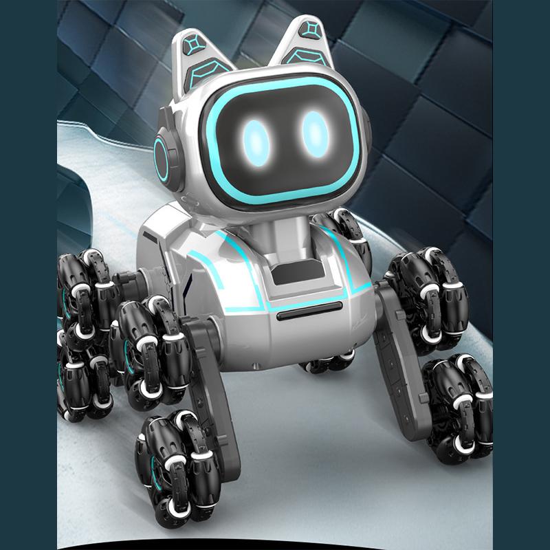 Children's Remote Control Stunt Car Light Music Rechargeable Robot Dog Early Education Educational Toy Boy Gift Can Be Wholesale