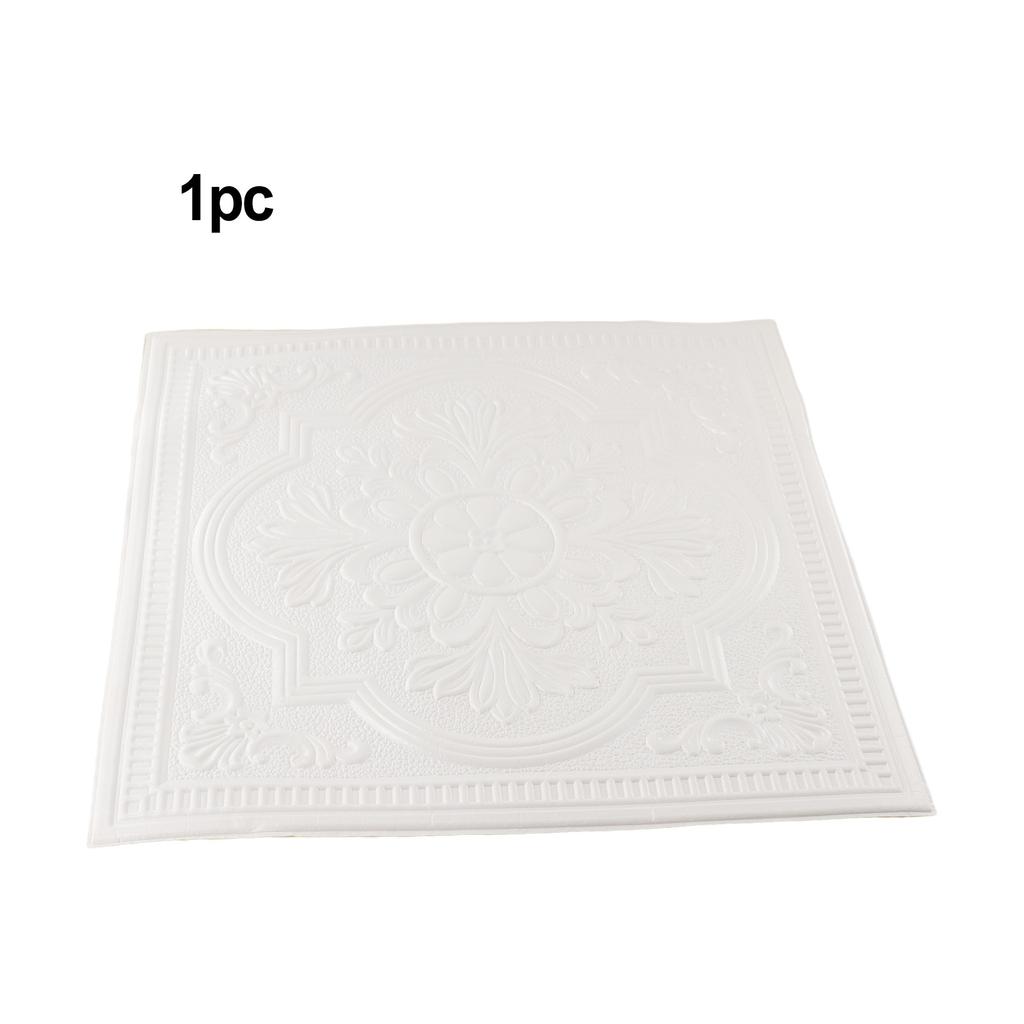 1PC 3D Tile Stone Brick Wall Sticker Soft Foam Panels