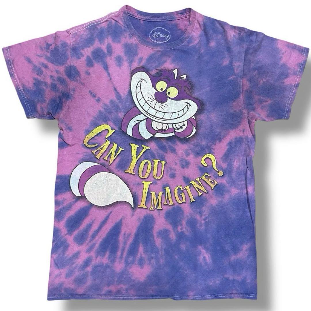 

[Б/У] Футболка аниме «Алиса в Стране чудес» с Чеширским котом, 00-е, официальная