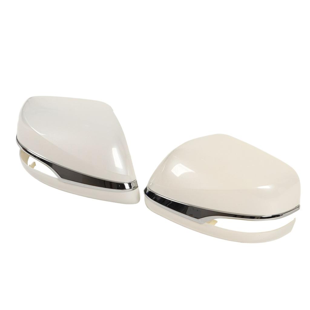 1 Pair Car Side Rear View Mirror Cover Lightweight Easy Clean Rounded Edges Shockproof Fit For LX570 2016‑2018