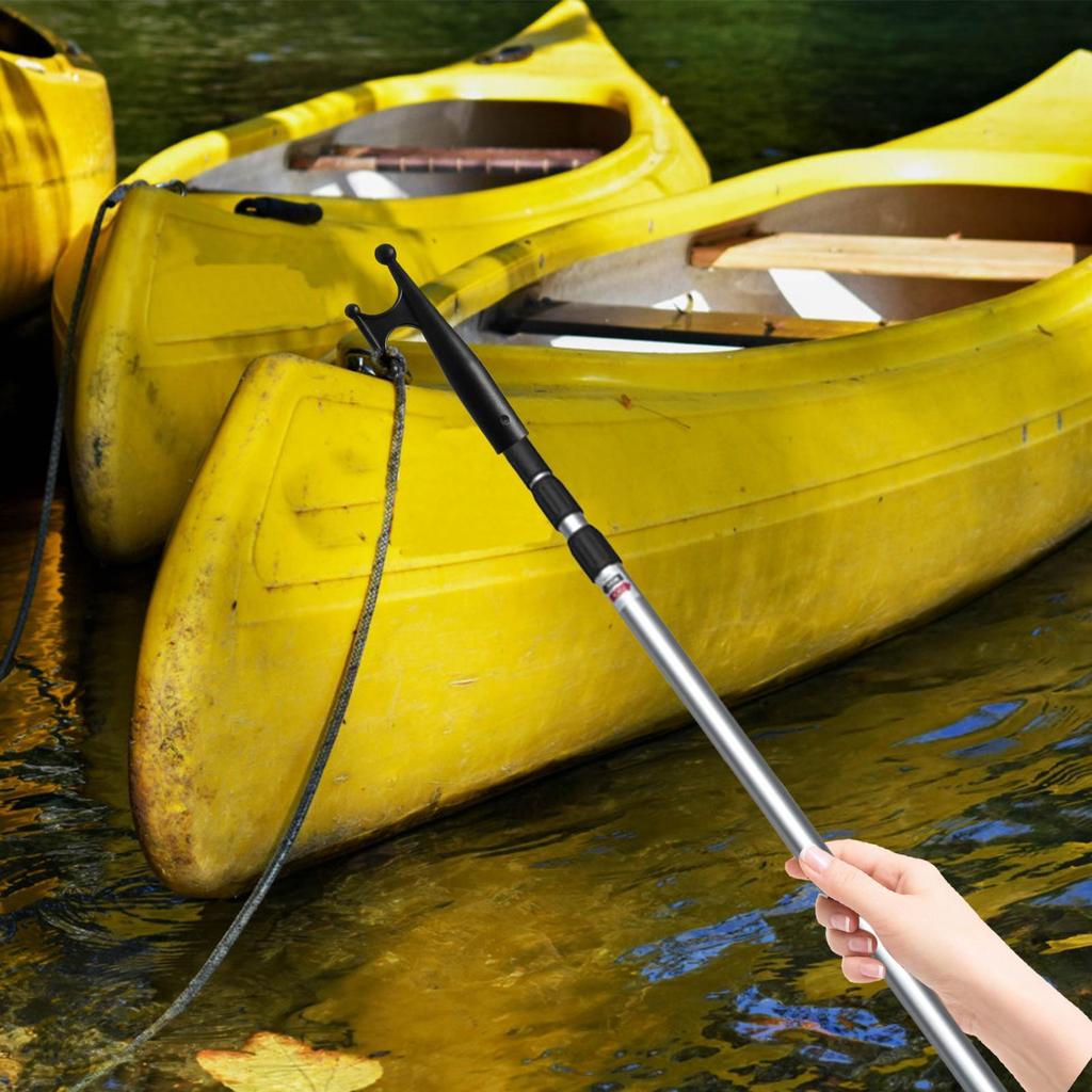 Marine Boat Hook Boat Hooks Rust-Resistant Extension Pole Hook Replacement Lifeboat Tow Hook Accessories for Docking