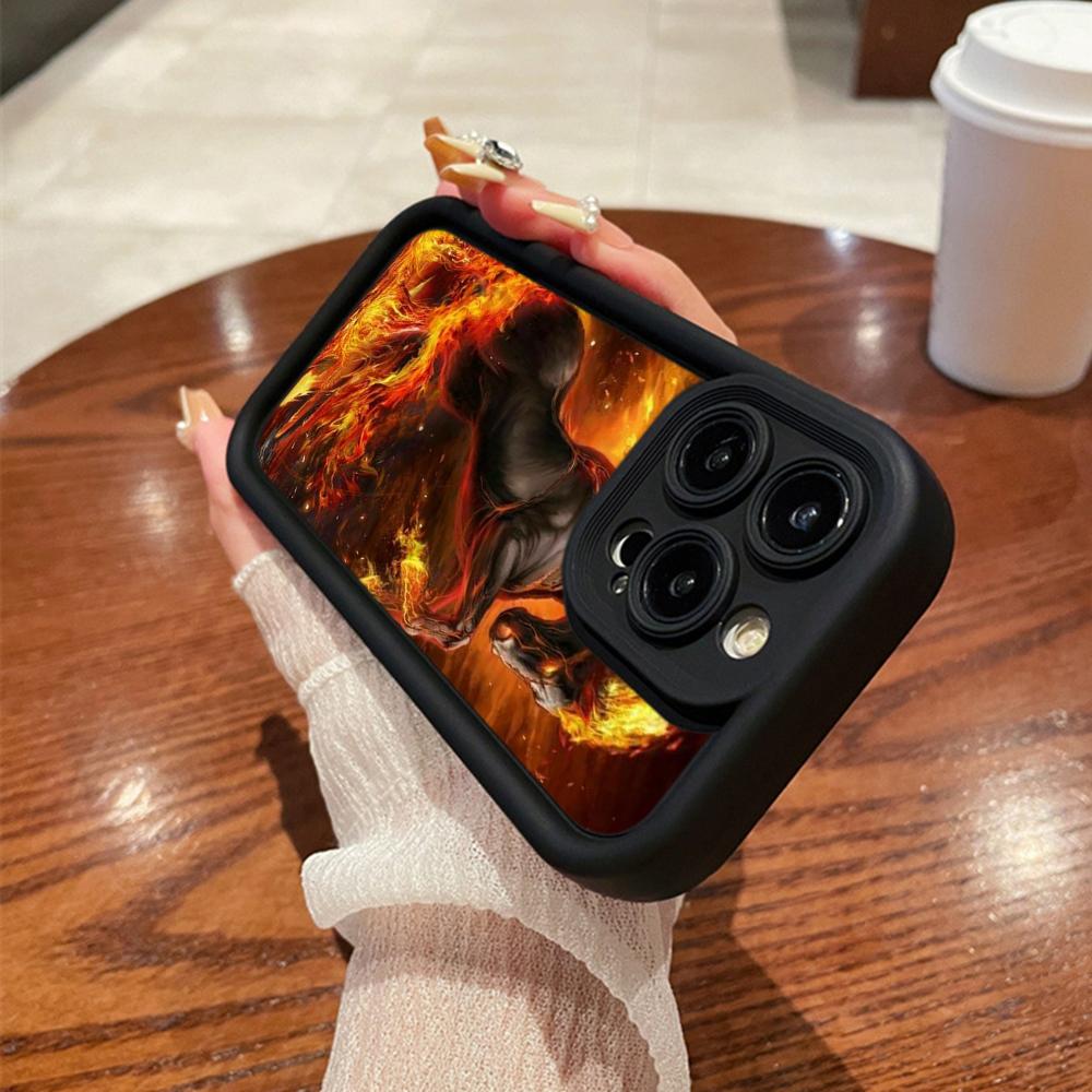 

LZ2 Bath fire rebirth Tiger and horse Silicone Phone Case for Samsung A15 A35 S24 S23 Ultra S22 S21 Plus A05 A54 A55 A53 A14 M15 Shockproof Back Cover Samsung S25 Ultra 5G