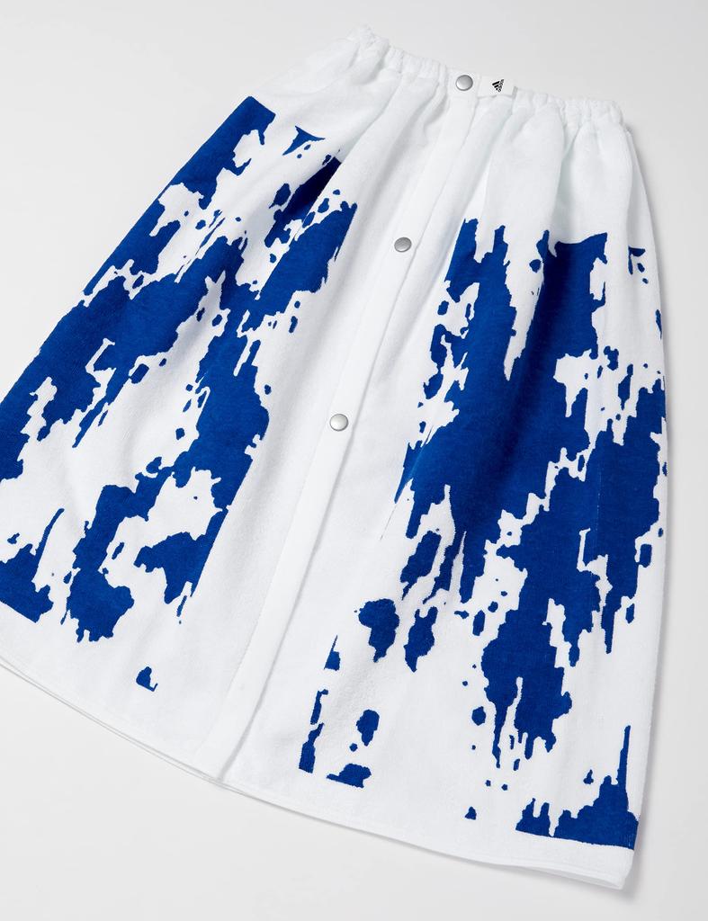 Wrap Small Size Lower Elementary School 87402801 Boys 87402801A Blue 120cm Wide X 62cm Long [Adidas] Towel, (for Students) Approx.