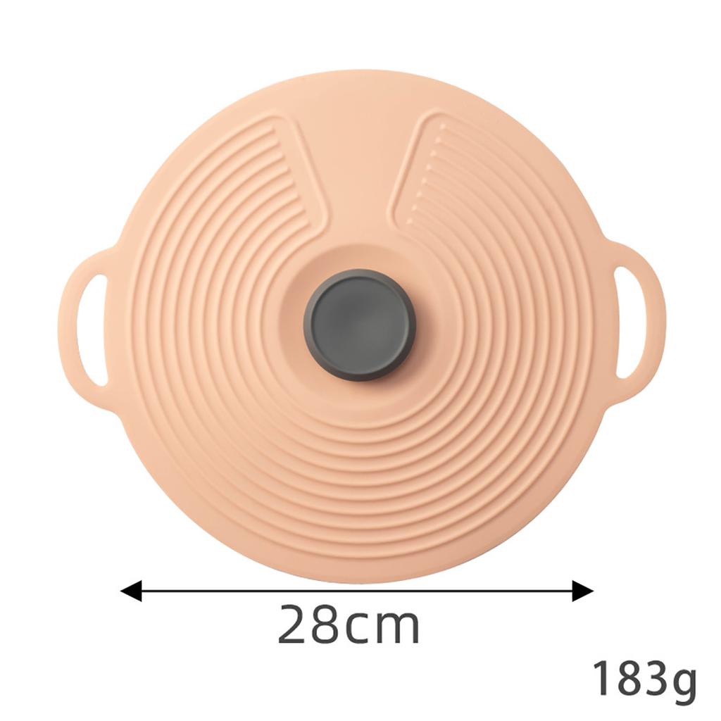 5 Styles Anti Overflow Sealing Silicone Pot Cover Heat Resistant Microwave Splatter Cover Fresh-Keeping Lid Pot Lid