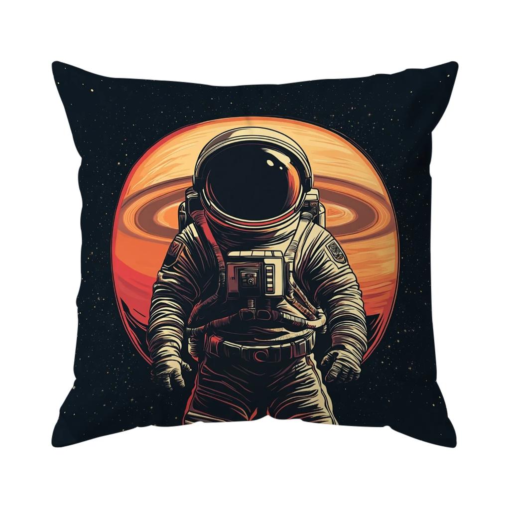 Space Planet Cushions Pillowcase Polyester Cushion Cover Throw Pillow Pillowcover Home Car Sofa Decor