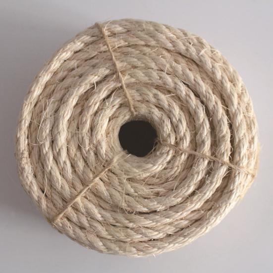 חבל סיסל טבעי Yousheng, חבל החלפה עמיד במיוחד לגירוד חתולים, לחבטת גירוד לחתולים, יצירות עשה זאת בעצמך, גינון