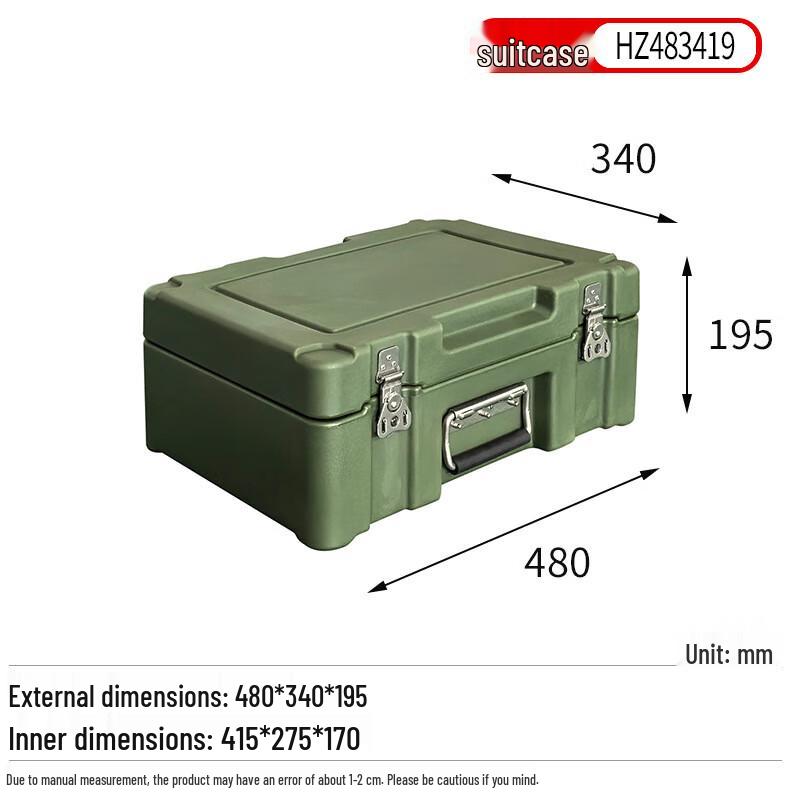 Portable Rotomolded Equipment Storage Box Size 1