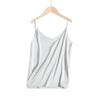 Silk Camisole for Women, V-Neck Spring/Summer Top, Trendy Base Layer, Stylish Acetate Outerwear Tank Top