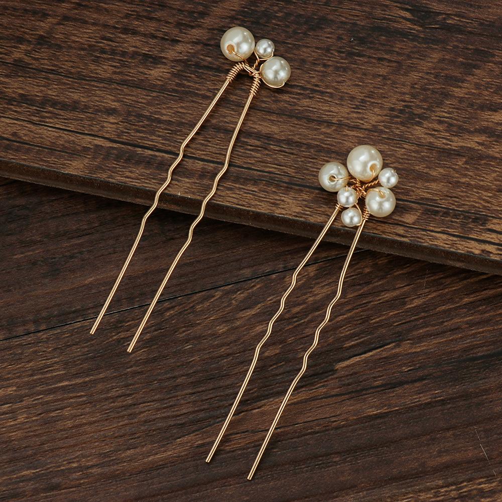 Party Jewelry Haircomb Handmade Pearl Hairpin Comb Bride Barrette Hairwear Bridal Headpiece