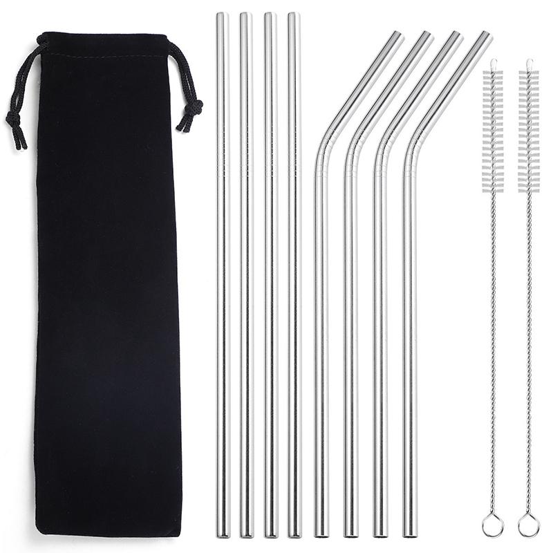 Reusable Tubes Metal Drinking Straws Straw Multi-time Straw Stanley Cup 304 Stainless Steel Straws XG002