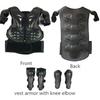 For Height 0.8-1.6M Child Youth Full Body Protect Armor Motocross Armour Vest Skating waistcoat Chest Spine Knee Elbow Guard