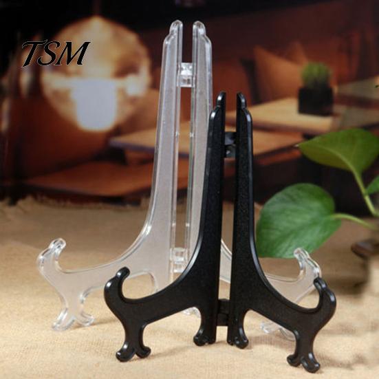 Picture Frame Display Plate Rack Safe Wide Application Triangle Structure Dish Portable Easels Holder for Hotel Kitchen Easel