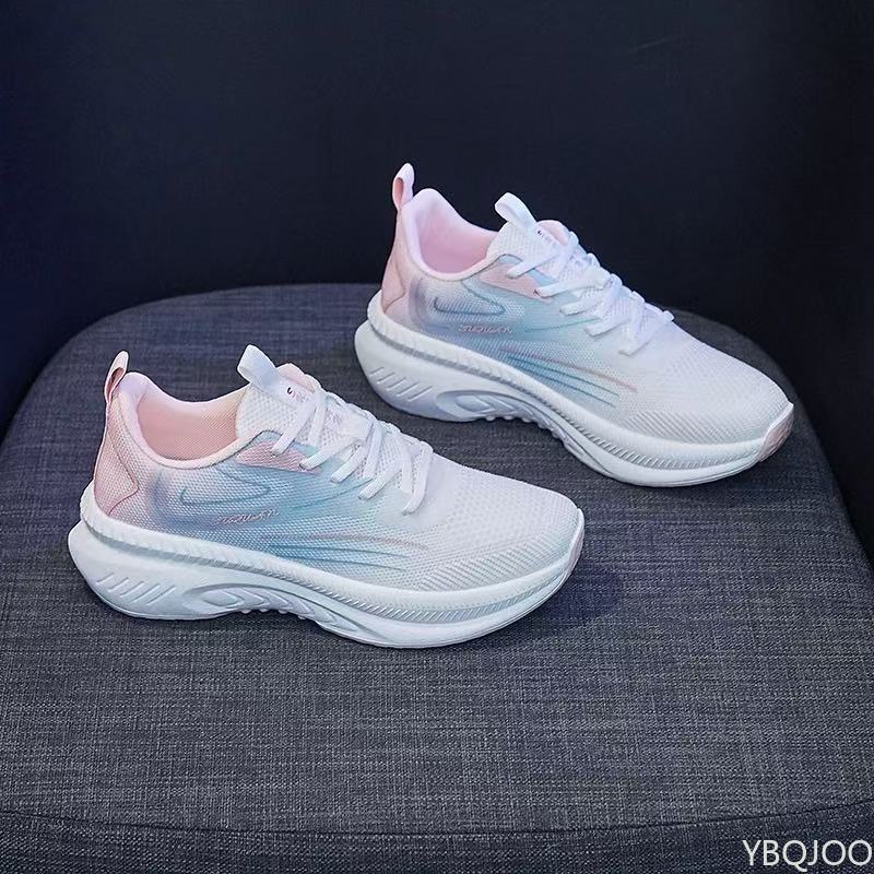 Fashionable versatile Sports shoes women spring summer new mesh breathable hollow casual comfortable soft sole running shoes