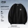 JEEP SPIRIT Men's American Style Loose Fit Crewneck Sweatshirt