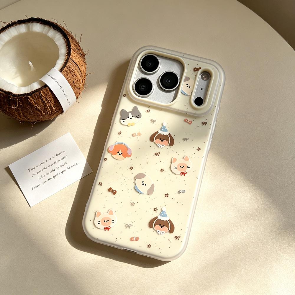 Star Dog Is Suitable for Huawei Apple Oppo Matte Niche Apple 17 Pro Female iPhone17/16 Mobile Phone Case