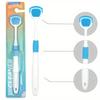 1pc Tongue Cleaner Scraper, Odorless Oral Cleaning Tool, Freshens Breath, Improves Odor, Oral Care