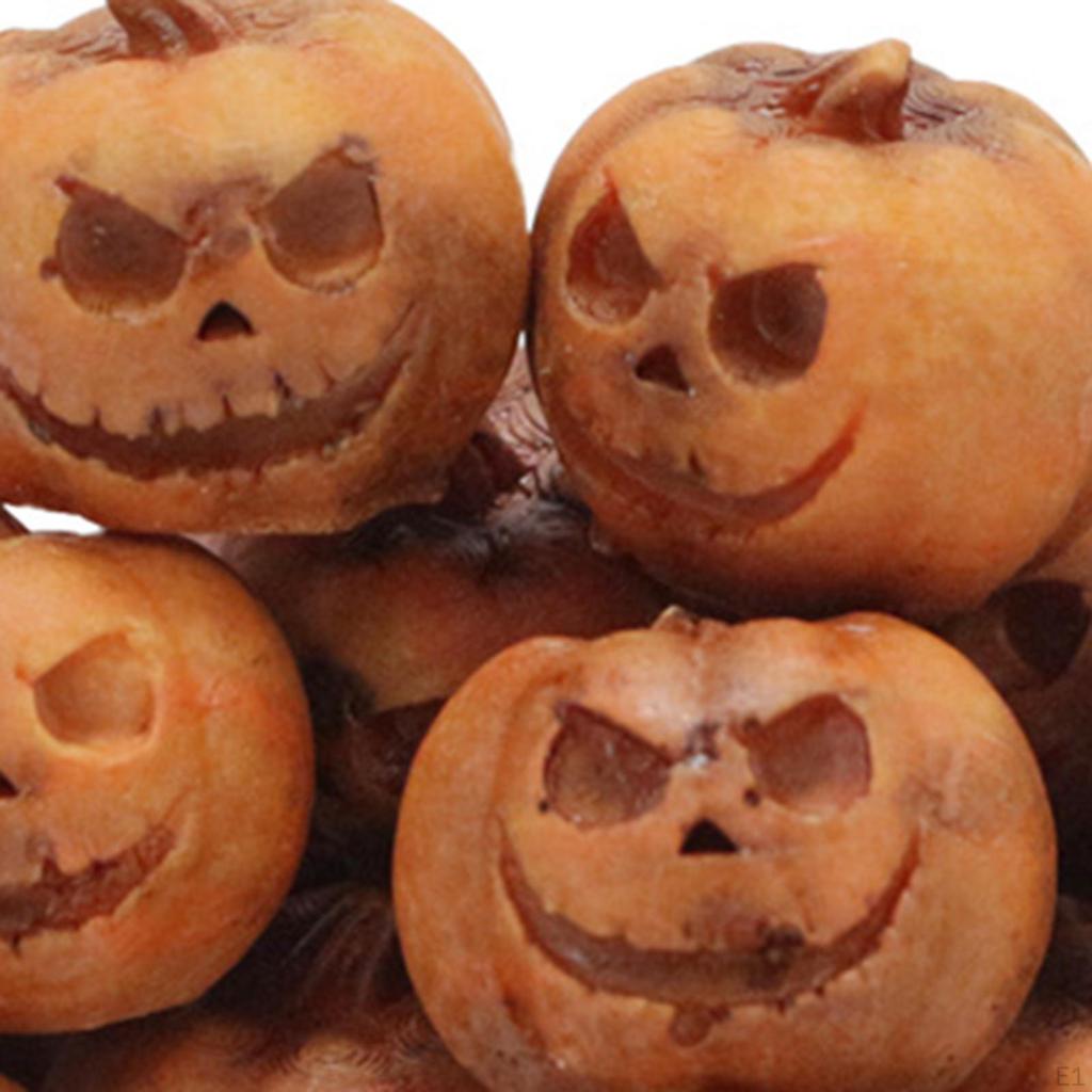 20Pcs Pumpkins for Decorating Miniature Artificial Fall Balconies Patios Decor Holiday