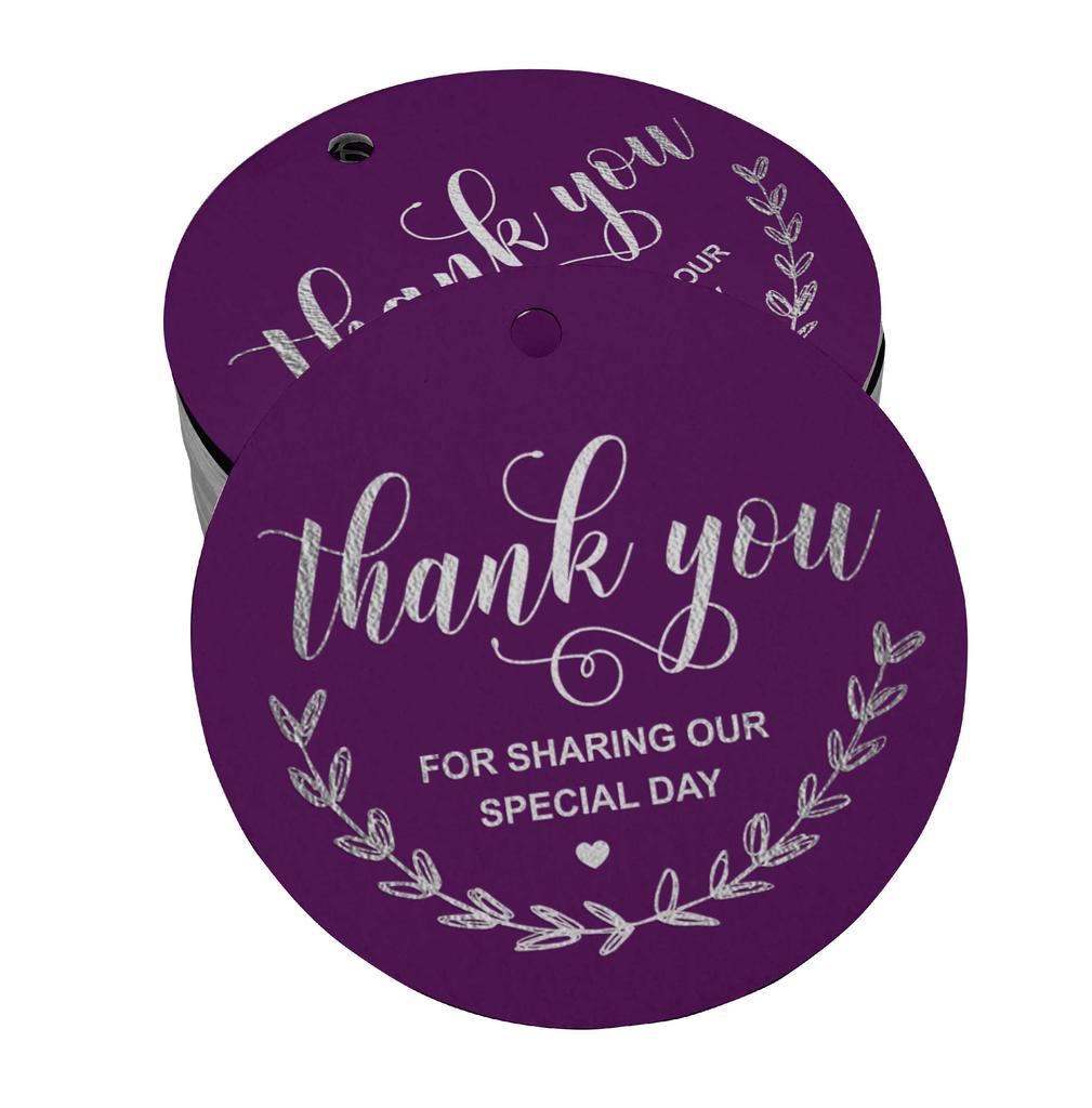 Inkdotpot Thank You For Sharing Our Special Day Bridal Shower-Baby Shower-Retirement-Wedding-Birthday Bottle Tag