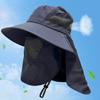 Foldable Sun Protections Hat Hikings Camping Casual Fishing Caps with Neck Flap