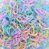 1000Pcs Children Hair Bands Girls Women Colorful Elastic Band Hair Rope Headband