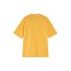 Jordan Flight Essential Logo Print Ribbed Crew Neck Short Sleeve Drop Shoulder T-Shirt Men Tops Rust-Yellow DZ0605-752