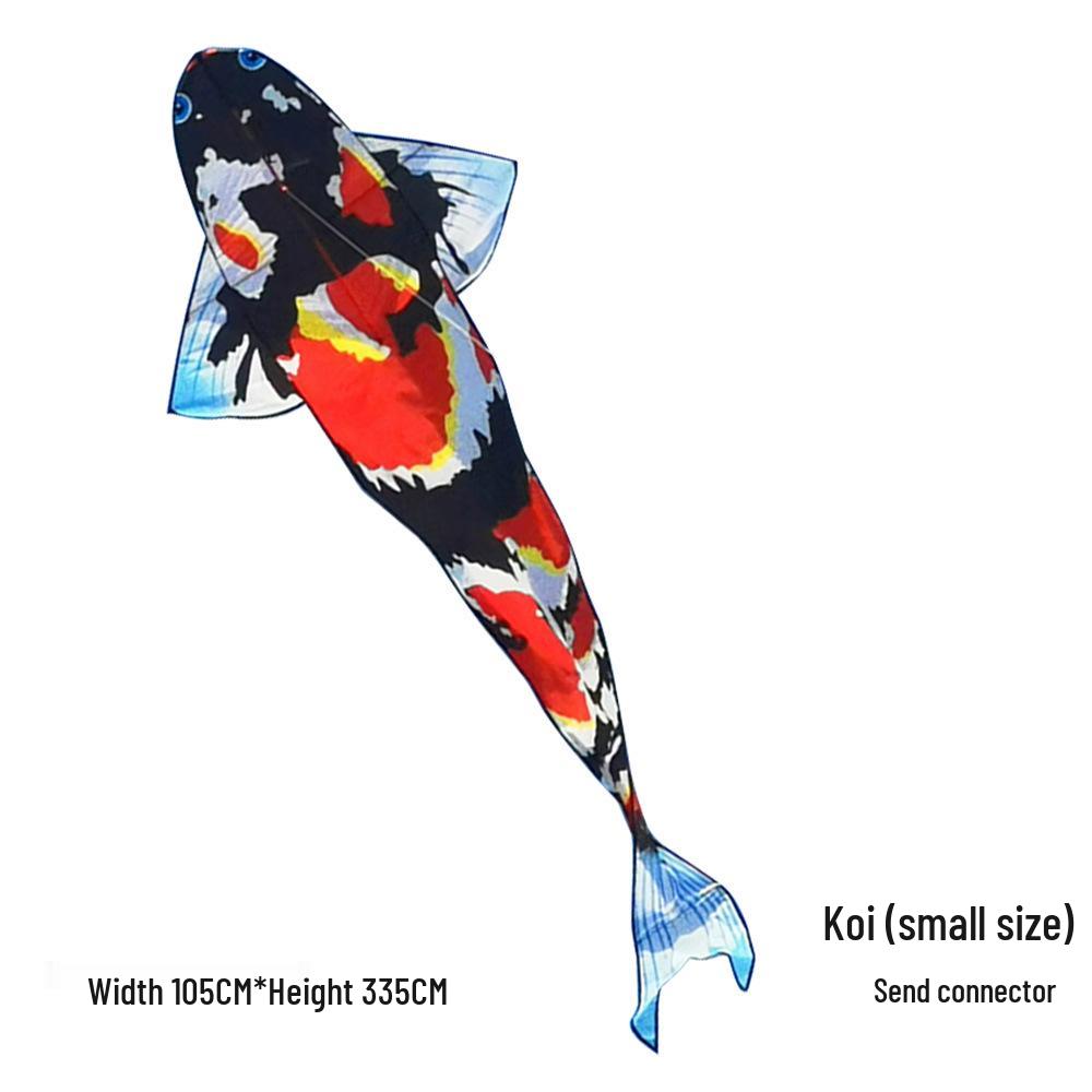 Erwachsenen-Roter Feifei Koi-Drachen – Großer chinesischer Bambus-Goldfisch für leichten Wind