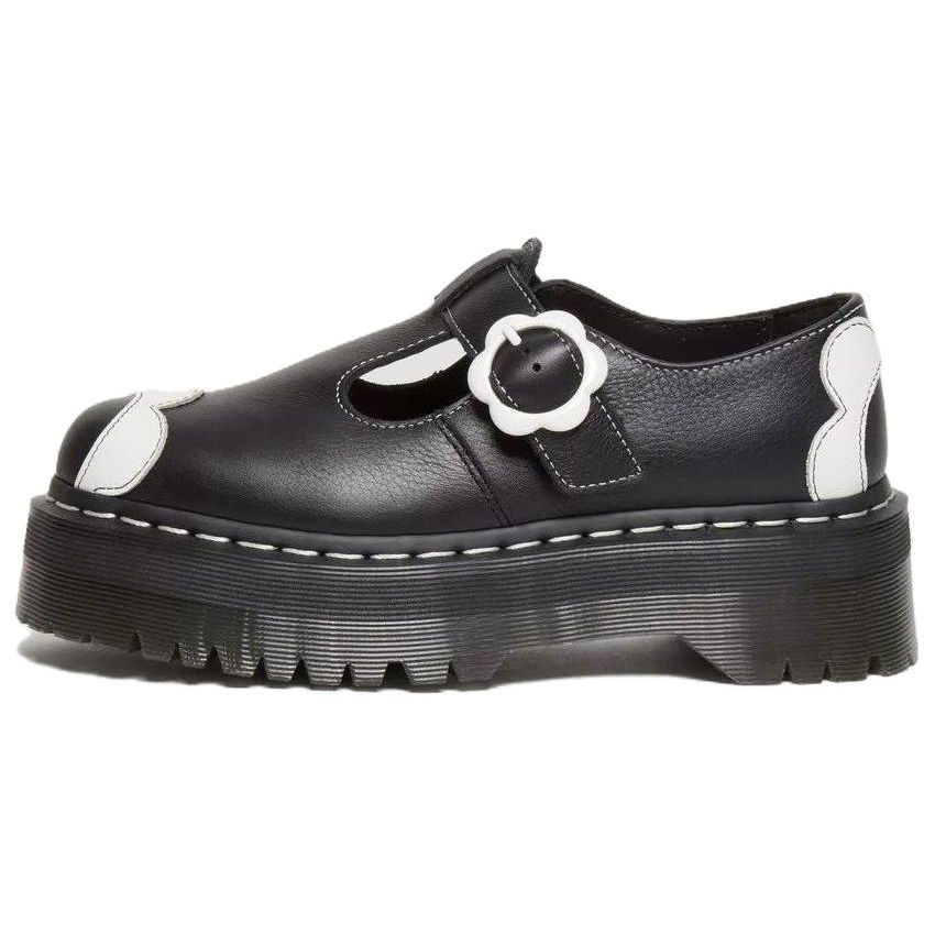 Dr. Martens Leather Fashion Versatile Casual Shoes Women Shoes Black 31459009
