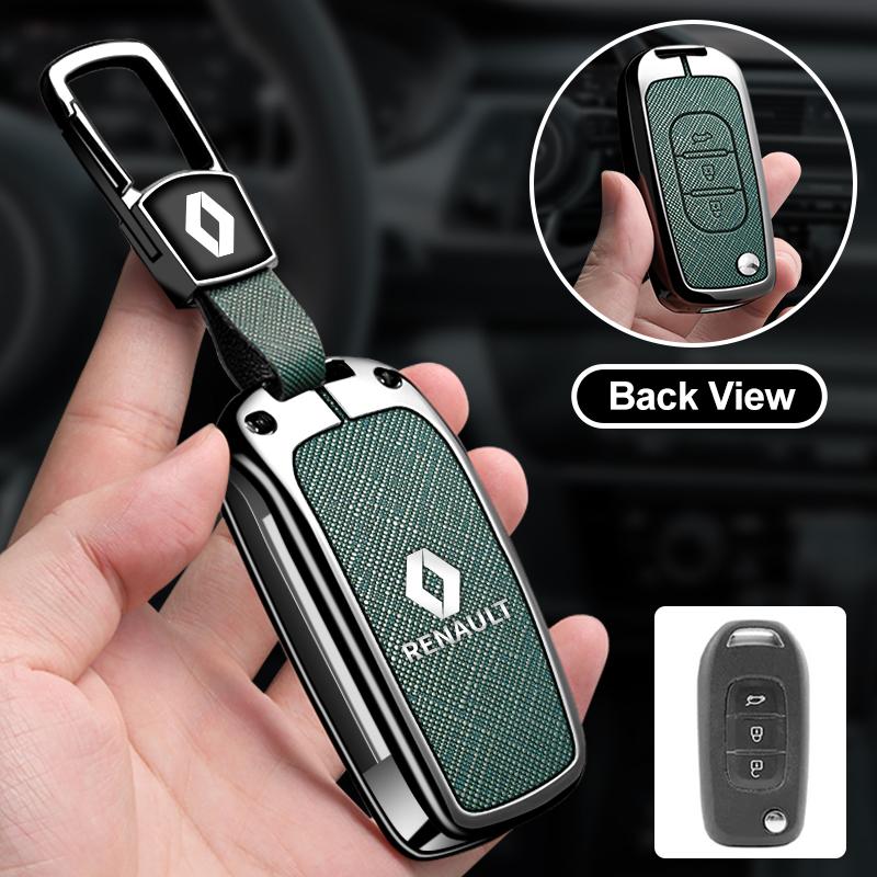 For Renault 2026 New Hub Caps Leather Car Key Cover for Renault Austral Kadjar Clio Megane Captur Arrana Kolaos Zoe Scenic Dacia