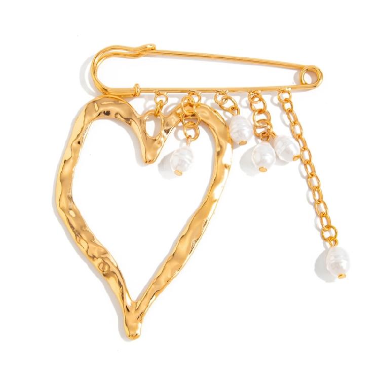Dateless Heart Anstecknadel für Damen Herren Zarter Schmuck Geschenk für Weihnachten Verlobung Freundschaft Andenken