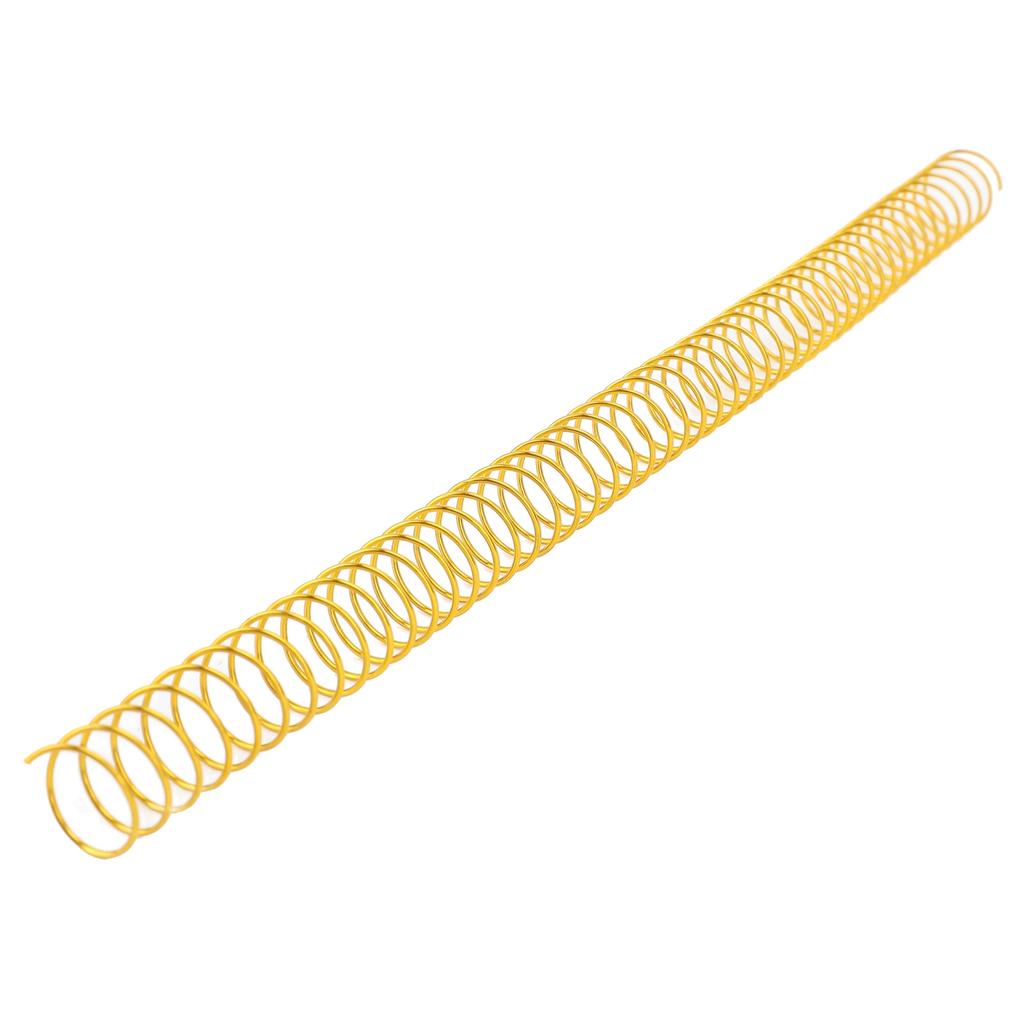 100Pcs Spiral Binding Coils Iron Dia 14.3mm 9Celsius16in 48 Teeth 4:1 Ratio 115 Sheet Capacity for Paper