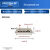 XP0709A White Transparent Cover Copper Terminal Blocks for Neutral and Grounding