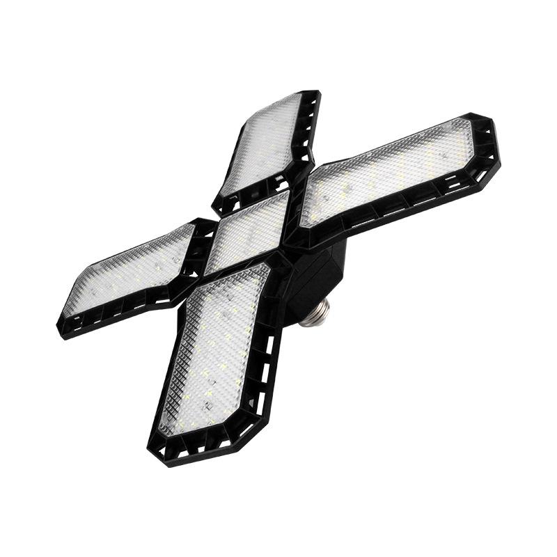 LED Deformable Garage Light - Adjustable 4-Leaf/5-Leaf Design