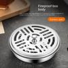 Eliminate Mosquitoes Instantly with This Portable Stainless Steel Mosquito Incense Box!
