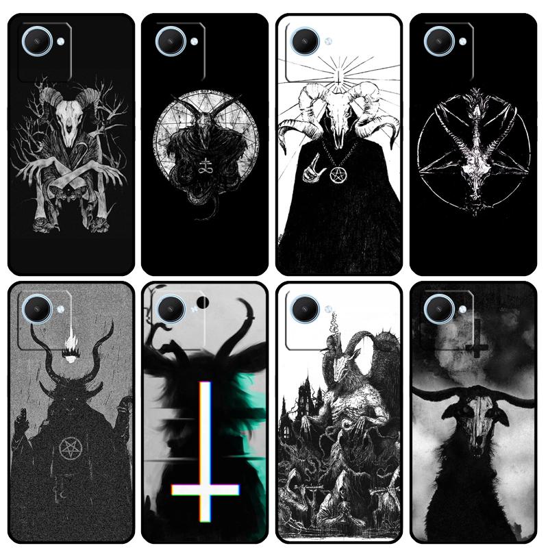 Devil Satan Dark Art For Realme 9 10 11 Pro Plus GT Neo 5 3 3T C11 C15 C25s C21Y C30 C31 C33 C35 C53 C55 Case