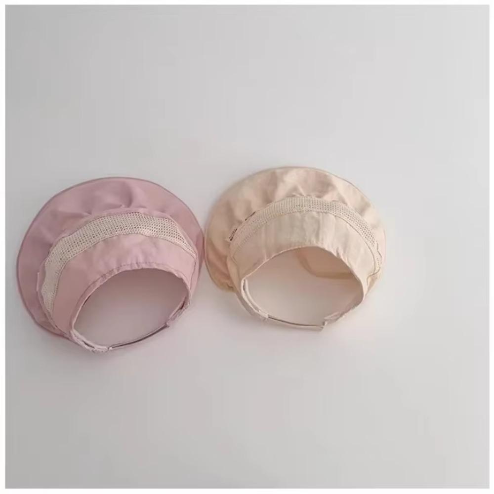 Lightweight Kids Cap Breathable Mesh Sunshade Hat Cute Large Brim Hat Summer
