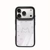 Line Art Cat iPhone 17 Pro Drop-Proof Transparent Protective Case for Apple 16/15/14 Models (New Female Design)
