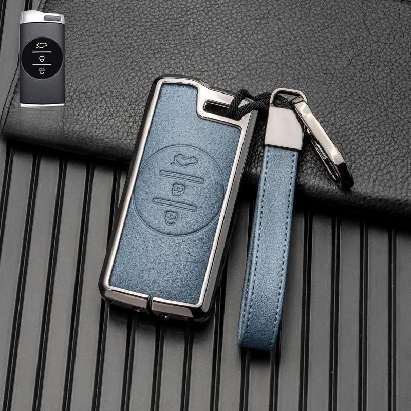 Car Key Cover Case Shell For Chery Tiggo 8 Arrizo 5 7 Pro EQ7 5x 3x Tiggo 7 Pro 2020 Gx Holder Keychain Accessories