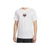 Comfortable Casual Printed Short Sleeve T-Shirt Men Tops White HJ3333-100
