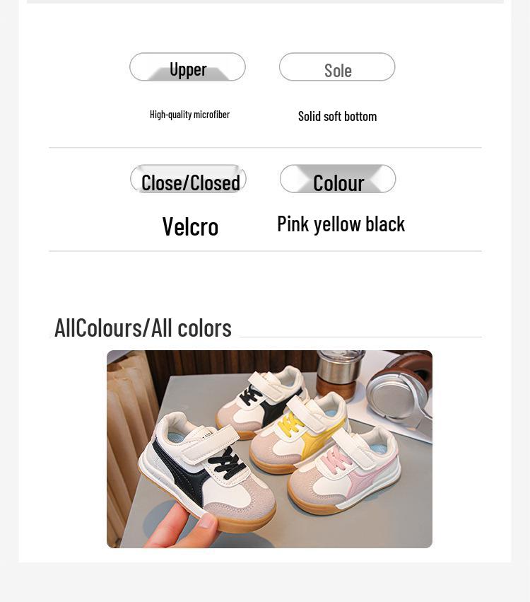 Versatile Kids' Spring & Autumn Sports Shoes - Soft, Breathable, New Style for Boys & Girls