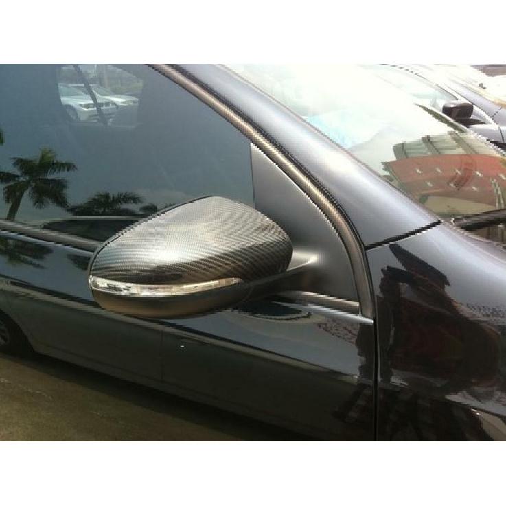 Carbon Fiber Side Mirror Cover Replacement for Volkswagon Golf 6 MK6 GTI R 09-12